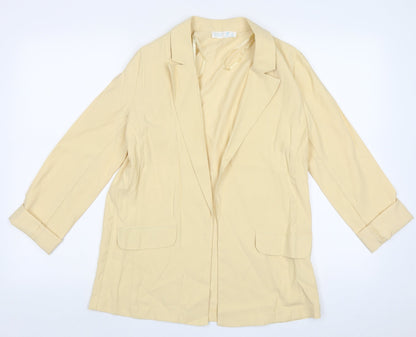 Primark Womens Yellow   Jacket Blazer Size 6