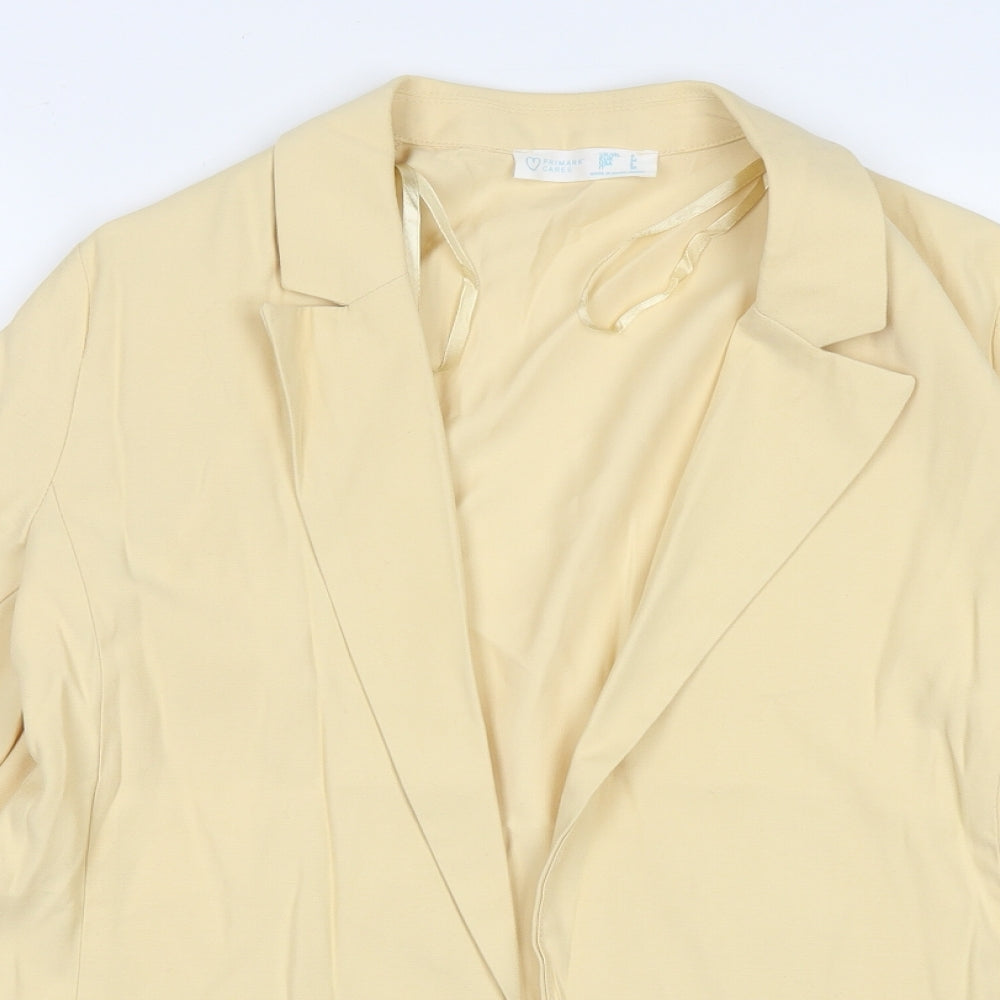 Primark Womens Yellow   Jacket Blazer Size 6