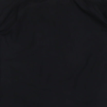 F&F Mens Black  Cotton  Button-Up Size 15 Collared Button