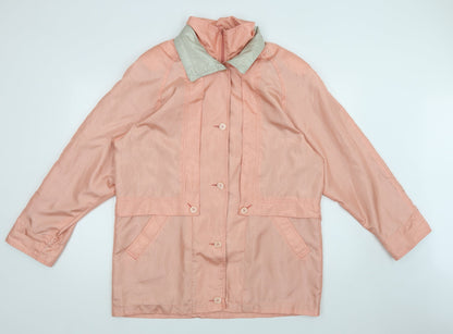 Savannah Womens Pink   Jacket  Size L  Button