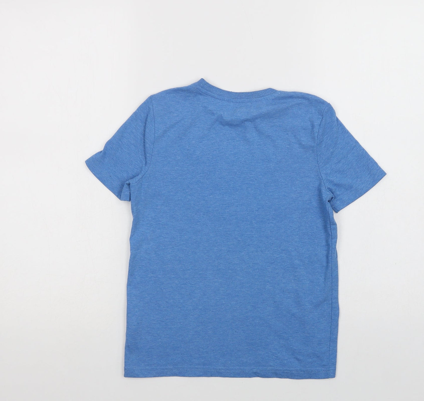 PlayStation Girls Blue  Polyester Basic Polo Size 7-8 Years Crew Neck