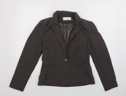 AMARANTO Womens Grey   Jacket Blazer Size 12  Button