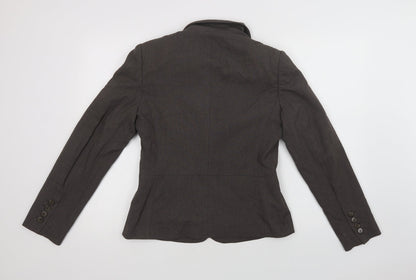 AMARANTO Womens Grey   Jacket Blazer Size 12  Button