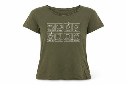 Womens UK Size XS Primark Green Basic T-Shirt