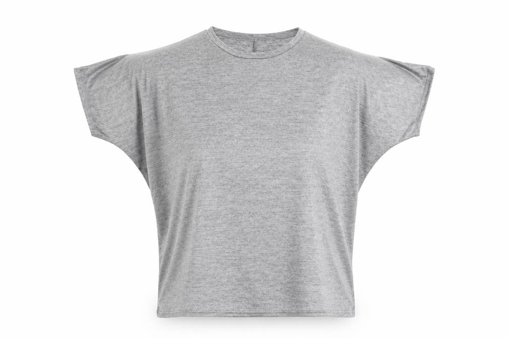 Womens UK Size 10 New Look Silver Basic Blouse
