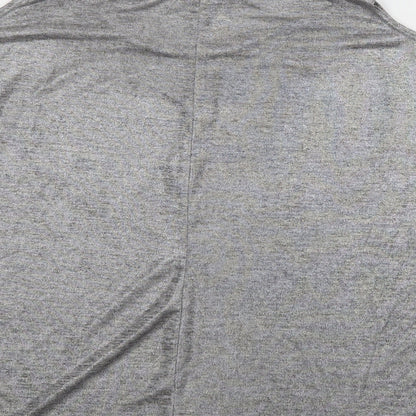 Womens UK Size 10 New Look Silver Basic Blouse