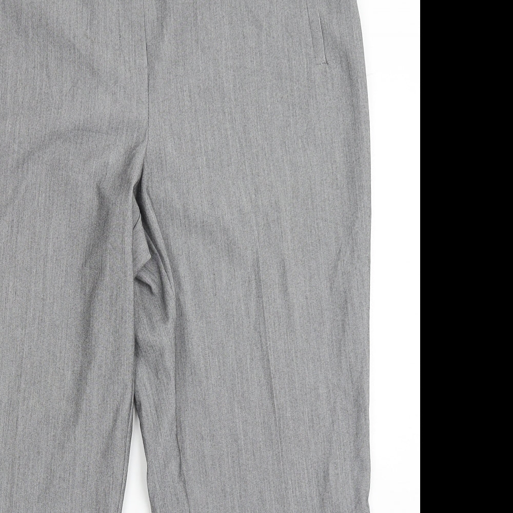 Womens UK Size 18 Marks and Spencer Regular Fit Dress Pants Grey Trousers