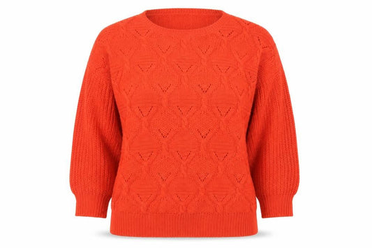 Womens UK Size 12 Atmosphere Orange Pullover Jumper