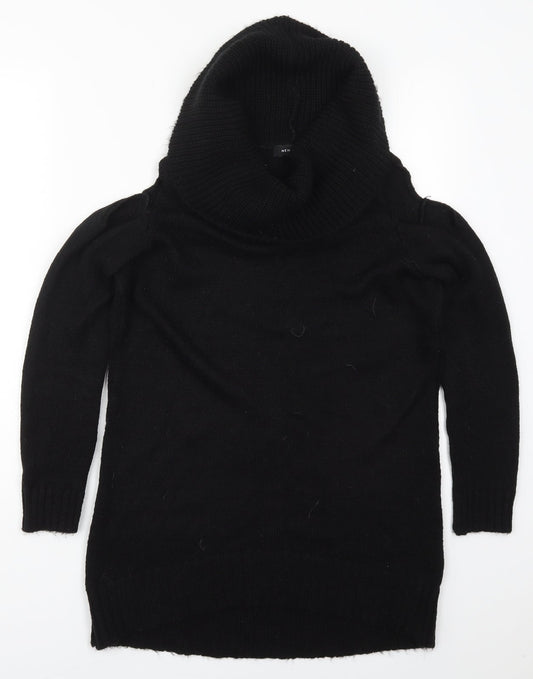 Womens UK Size M New Look Black Pullover Jumper