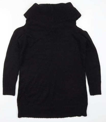 Womens UK Size M New Look Black Pullover Jumper