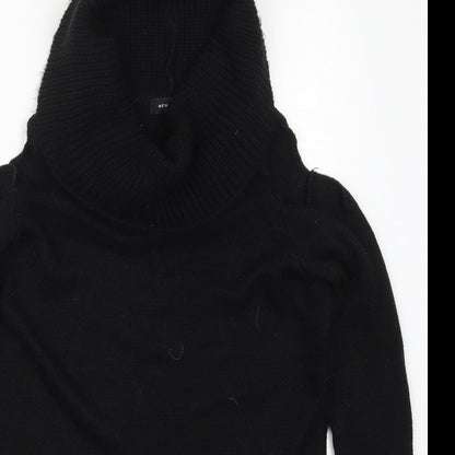 Womens UK Size M New Look Black Pullover Jumper