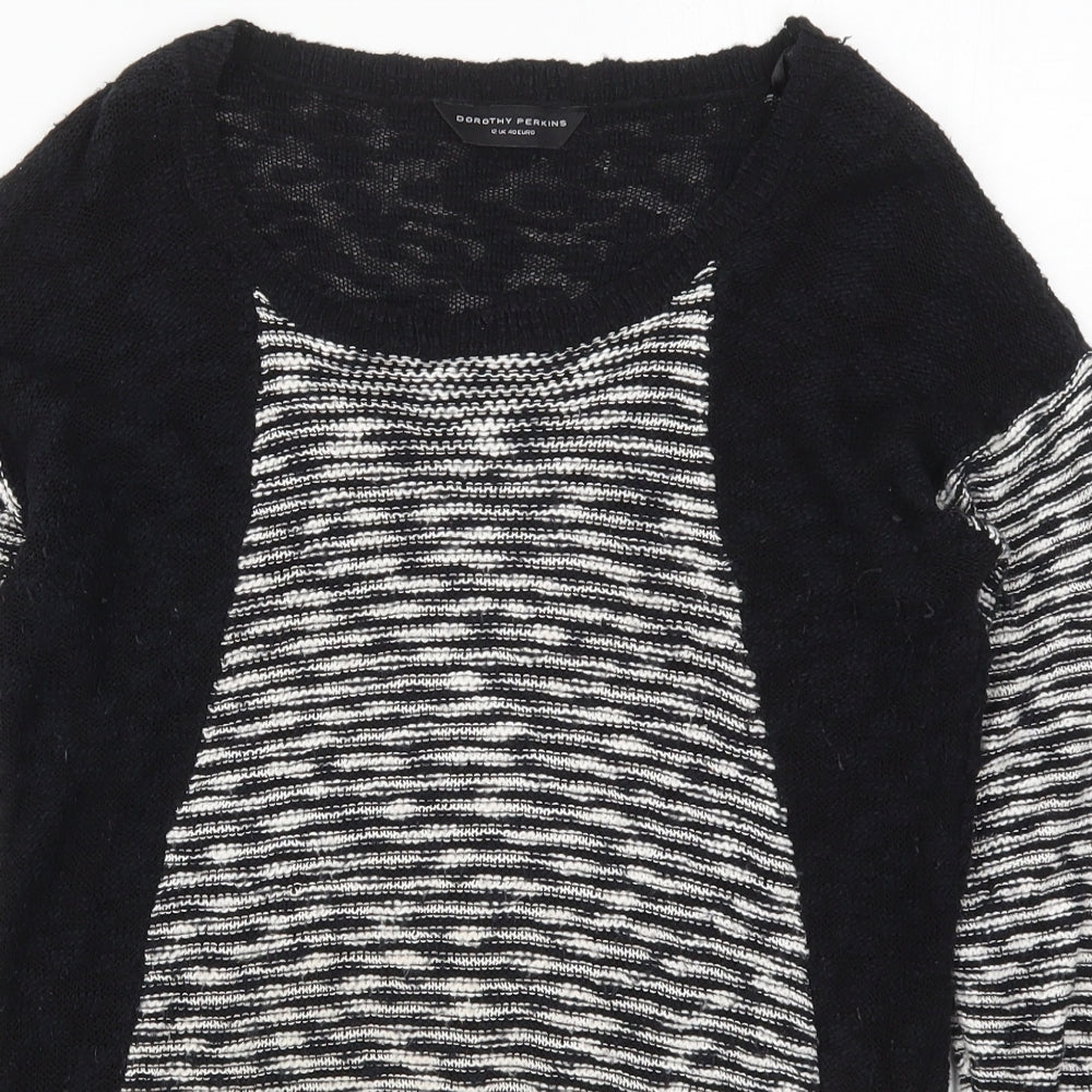 Womens UK Size 12 Dorothy Perkins Black Pullover Jumper