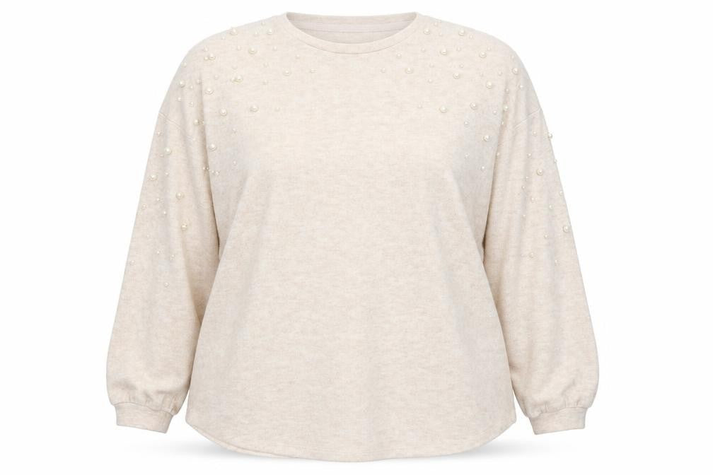 Womens UK Size 18 Papaya Beige Pullover Jumper