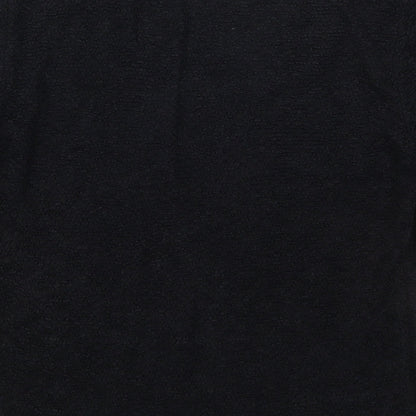 Womens UK Size 12 Alex & Co Black Basic T-Shirt
