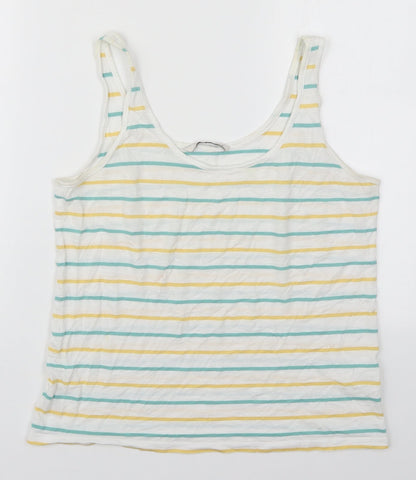 Womens UK Size 8 TU Multicoloured Basic Tank
