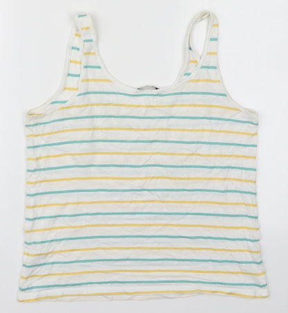 Womens UK Size 8 TU Multicoloured Basic Tank