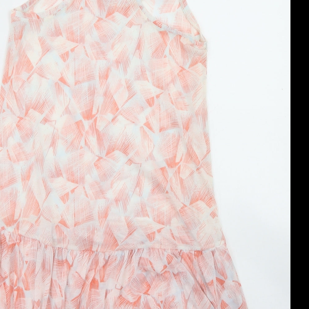 Womens UK Size XS H&M Orange Tunic Tank