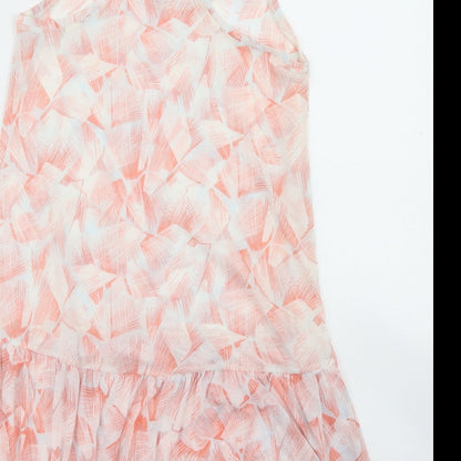 Womens UK Size XS H&M Orange Tunic Tank