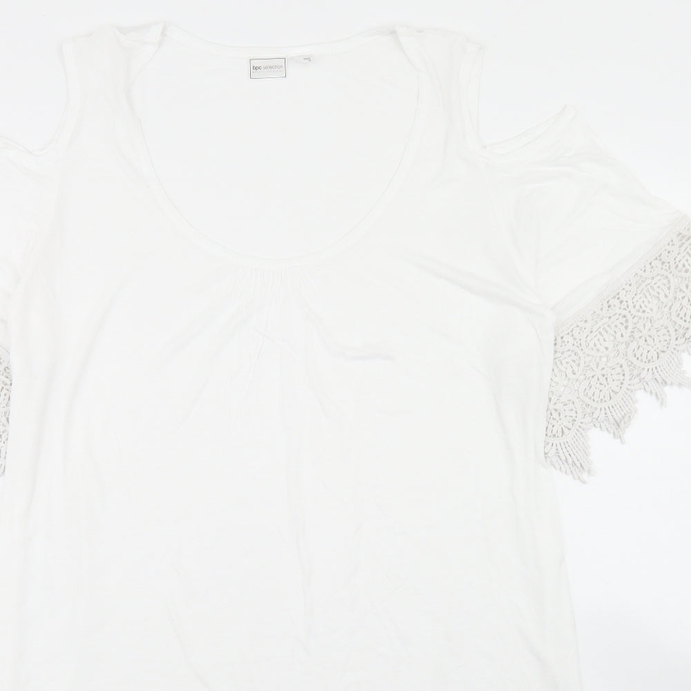 Womens UK Size M bpc White Tunic T-Shirt