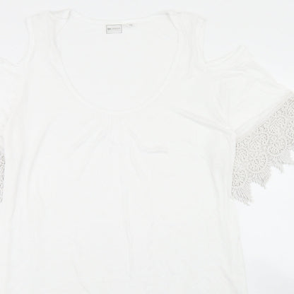 Womens UK Size M bpc White Tunic T-Shirt
