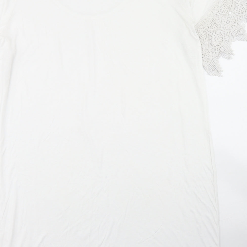 Womens UK Size M bpc White Tunic T-Shirt