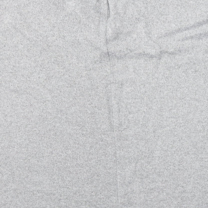 F&F Womens Grey V-Neck  Polyester Pullover Jumper Size 14