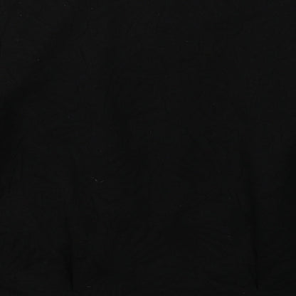 Marks and Spencer Womens Black V-Neck  Polyester Cardigan Jumper Size 14   - Open front