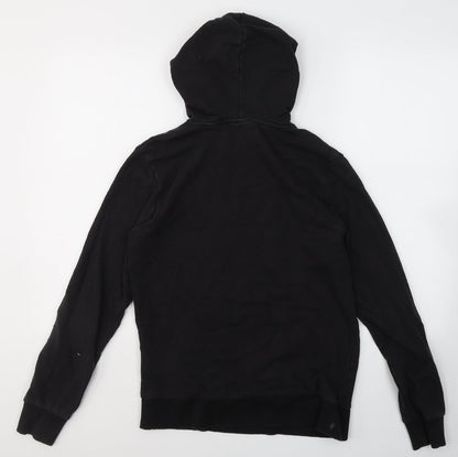 Mens UK Size S JACK & JONES Black Pullover Hoodie