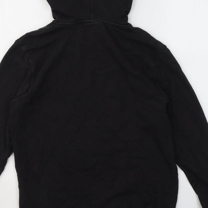 Mens UK Size S JACK & JONES Black Pullover Hoodie