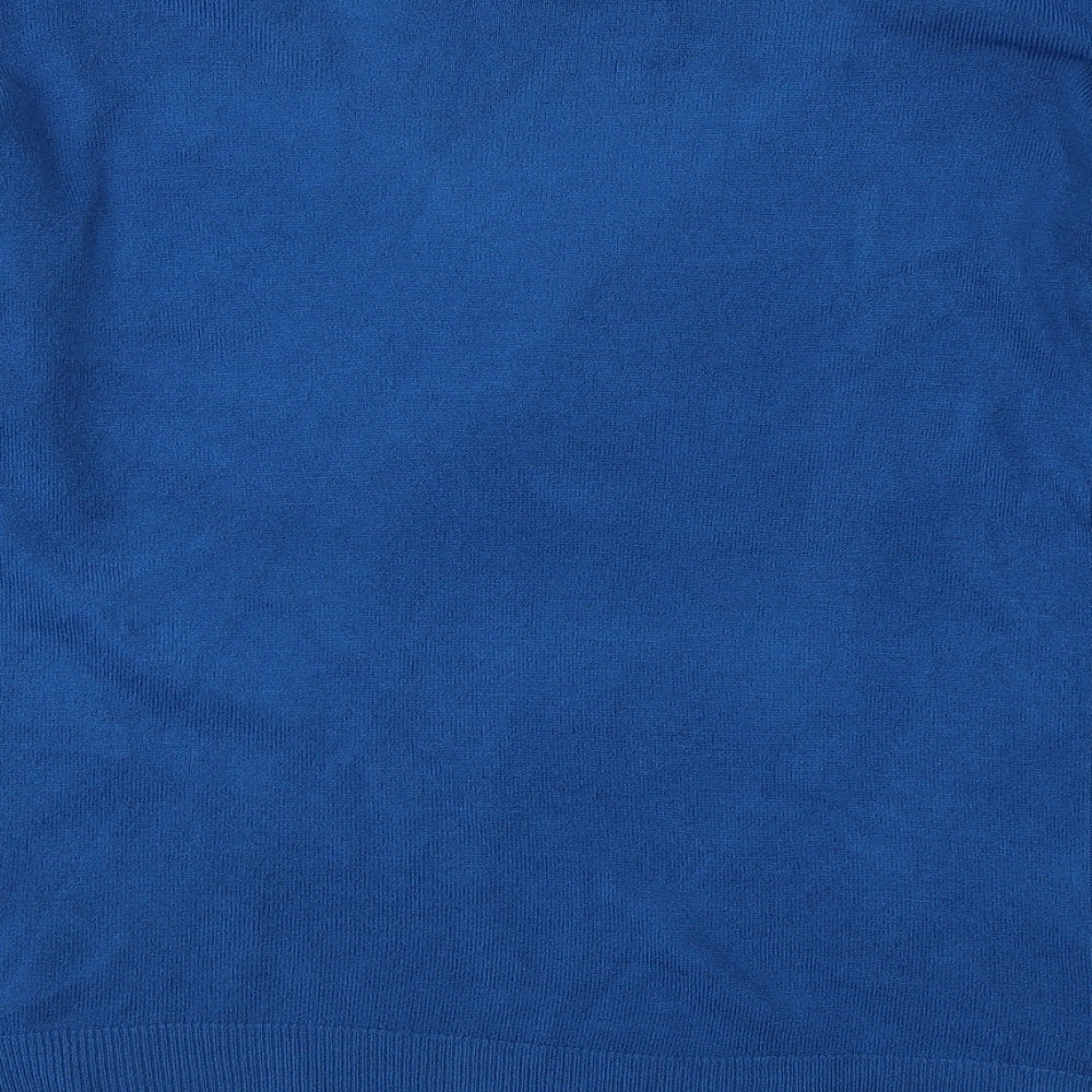 Primark Womens Black Round Neck  Acrylic Pullover Jumper Size M