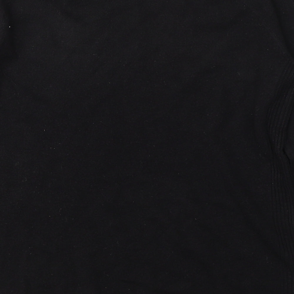 TU Womens Beige Round Neck  Acrylic Pullover Jumper Size 10