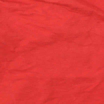 Active Girls Red V-Neck Striped Polyester Pullover Jumper Size 8-9 Years   - New York
