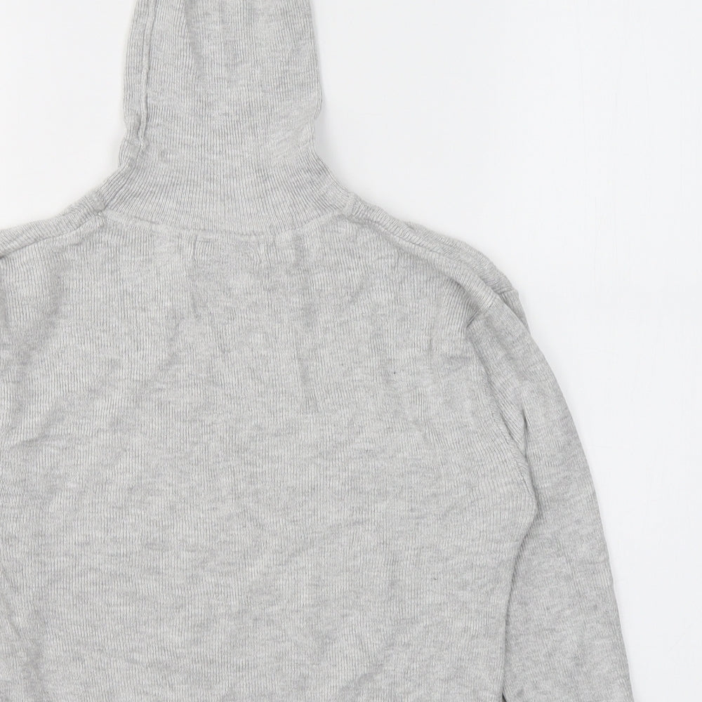 Primark Womens Grey Roll Neck  Viscose Pullover Jumper Size M