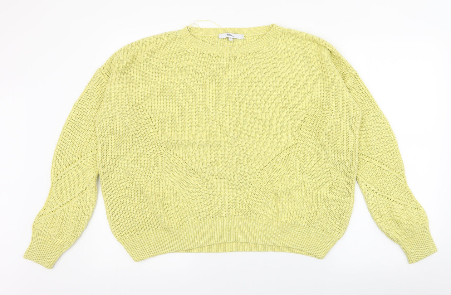 Womens UK Size S NEXT Green Pullover Jumper