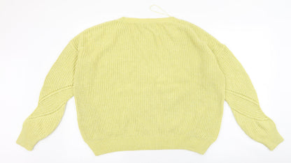 Womens UK Size S NEXT Green Pullover Jumper