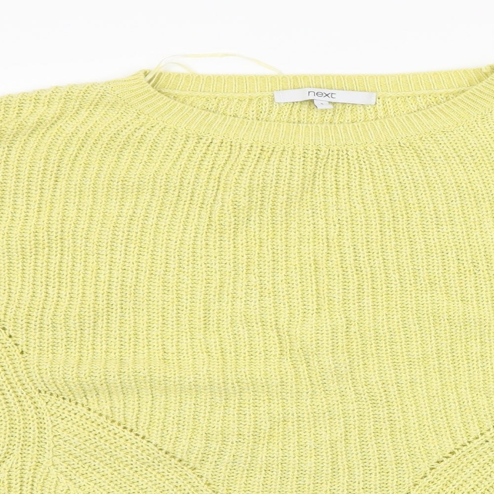 Womens UK Size S NEXT Green Pullover Jumper