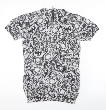 Womens UK Size 6 NEXT Multicoloured Jersey T-Shirt
