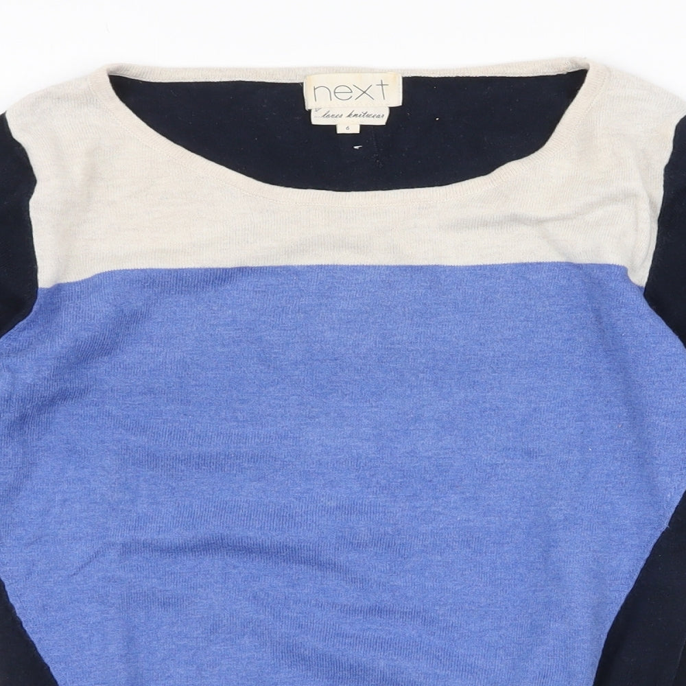 Womens UK Size 6 NEXT Multicoloured Pullover Jumper