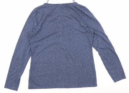 Womens UK Size S Espirit Blue Jersey T-Shirt