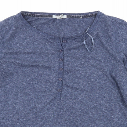 Womens UK Size S Espirit Blue Jersey T-Shirt