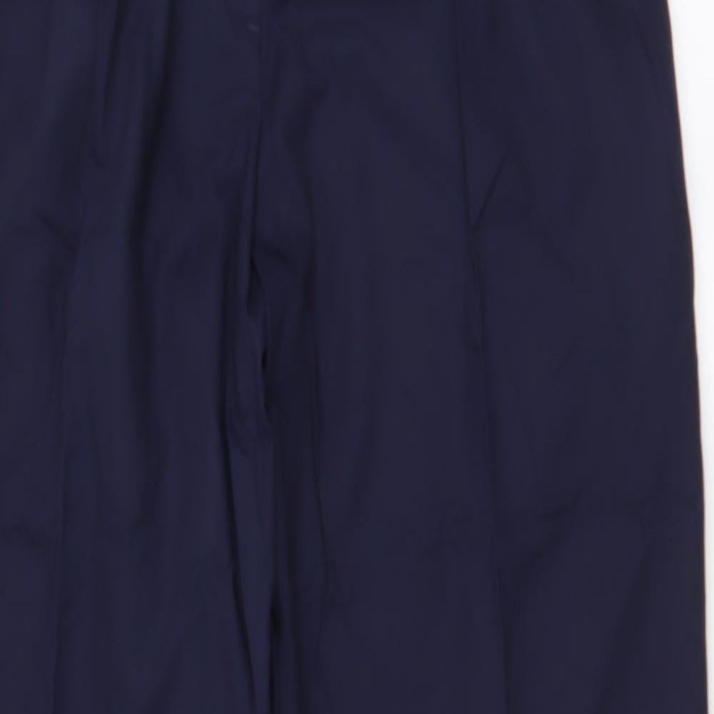 Tailored Image Mens Blue  Polyester Trousers  Size 33 in L32 in Regular Zip
