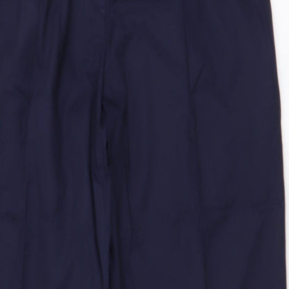 Tailored Image Mens Blue  Polyester Trousers  Size 33 in L32 in Regular Zip
