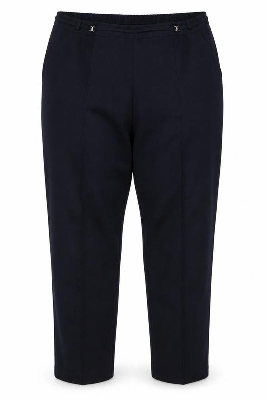 Womens UK Size 18 Marks and Spencer Regular Fit  Blue Trousers