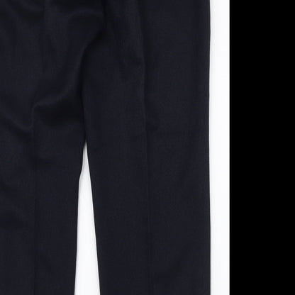 Womens UK Size 18 Marks and Spencer Regular Fit  Blue Trousers
