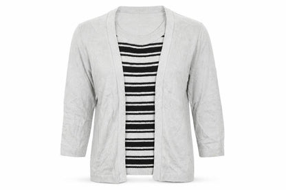Womens UK Size M Alexara Grey Pullover Jumper