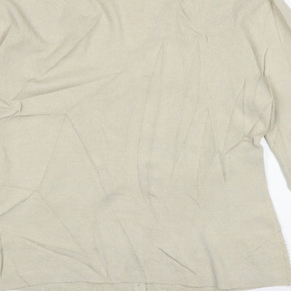Womens UK Size 14 Wallis Beige Cardigan Jumper