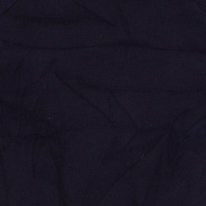 Rowlinson Courtelle Mens Blue V-Neck  Acrylic Pullover Jumper Size S