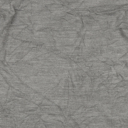 Cedar Wood State Mens Grey V-Neck  Acrylic Pullover Jumper Size M