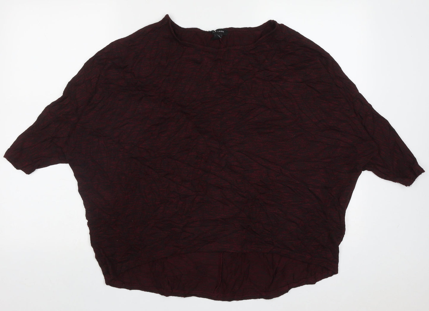 Womens UK Size L New Look Purple Pullover Jumper