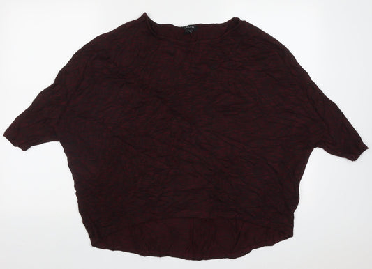 Womens UK Size L New Look Purple Pullover Jumper